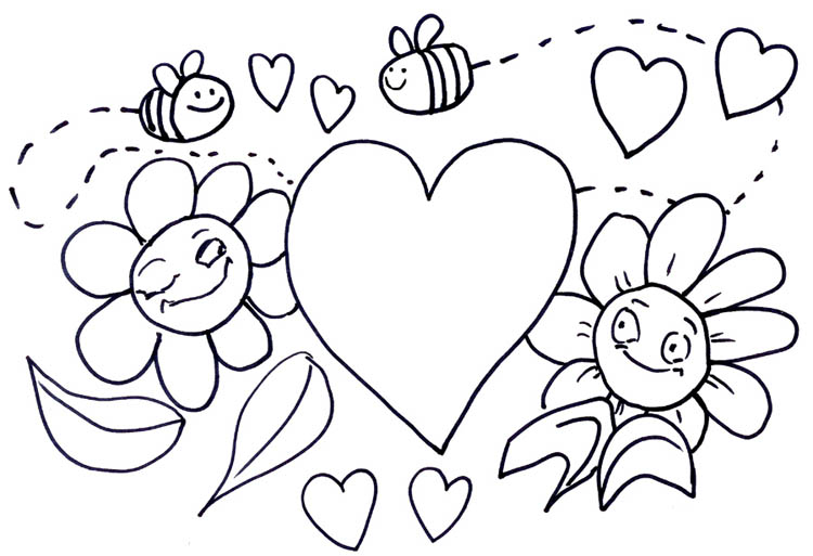 valentine printable coloring pages. free valentine coloring pages.